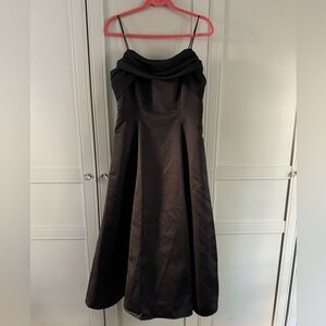 Black tea-length dress
